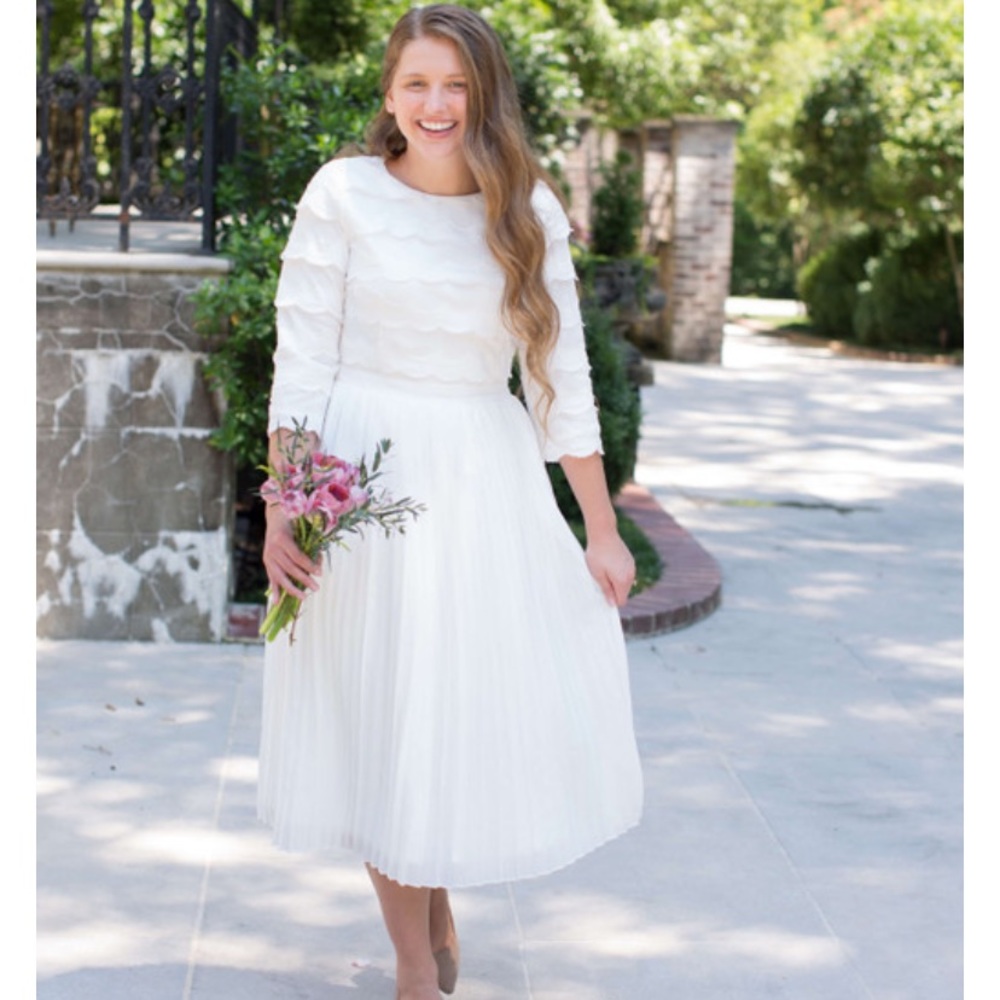 Petals and Pleats Dainty Jewells Dress